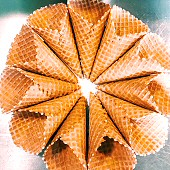 Waffle Cones Fresh Made With Mannings Ice Cream At Chantilly Goods Weissport PA